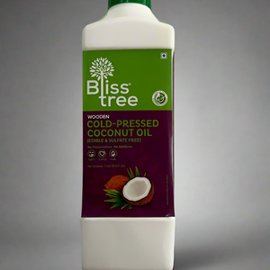 First Cold-Pressed Coconut Oil - Extra Virgin & Full Wooden - 1L