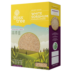 Parboiled White Sorghum (Cholam/Jowar) - Non-Hybrid - 2 lb